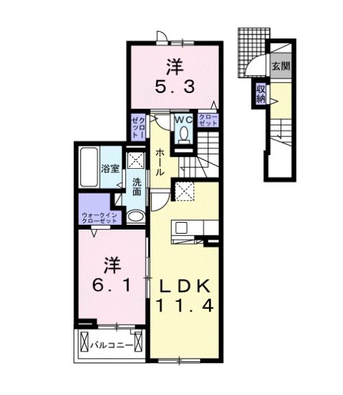 アンジュ ニシオ 間取り