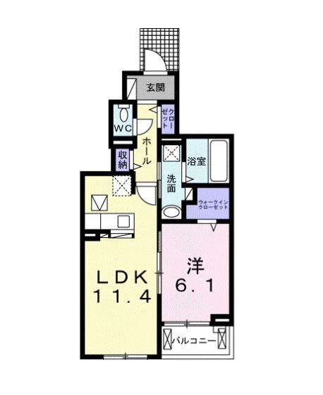 アンジュ ニシオ 間取り