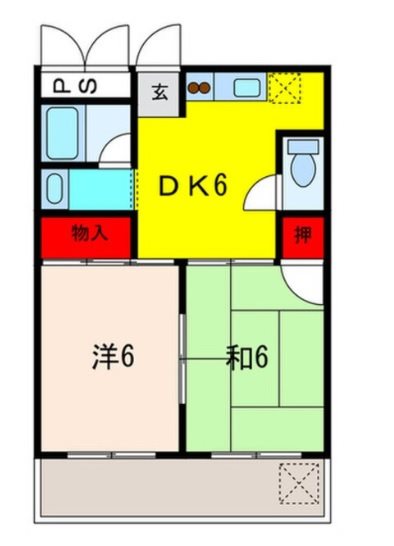 佐堂コーポ 間取り