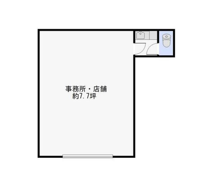 貸店舗・事務所　八尾市 東山本新町１丁目　和光ビル 間取り