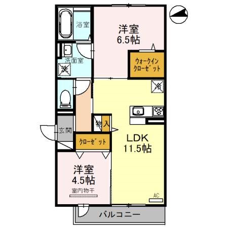 ボースウィングス竹渕東 間取り