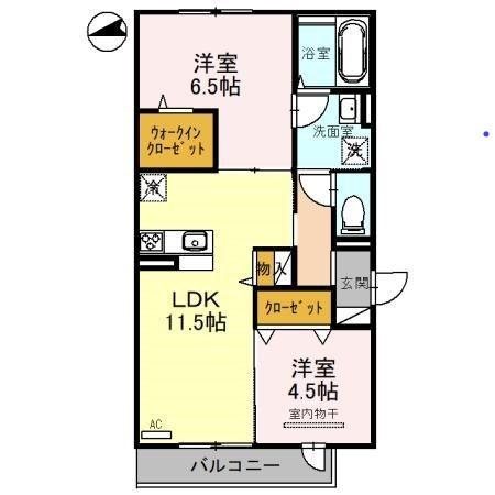 ボースウィングス竹渕東 間取り