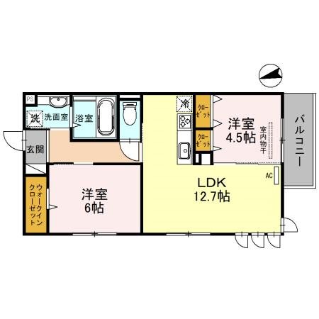 ボースウィングス竹渕東 間取り