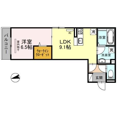 ボースウィングス竹渕東 間取り
